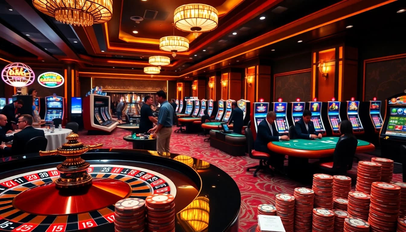 Vivez l'excitation du meilleur casino en ligne France avec des tables de roulette vibrantes et des joueurs de poker.