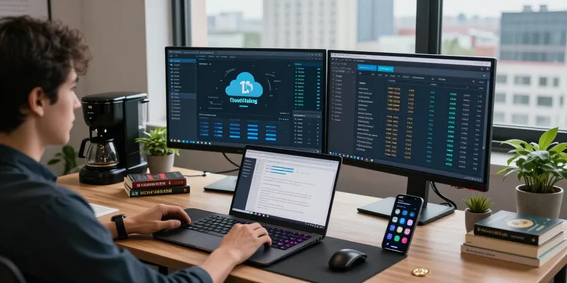 Cloud mining with daily payouts displayed on modern crypto setup featuring Bitcoin analytics and wallet security.