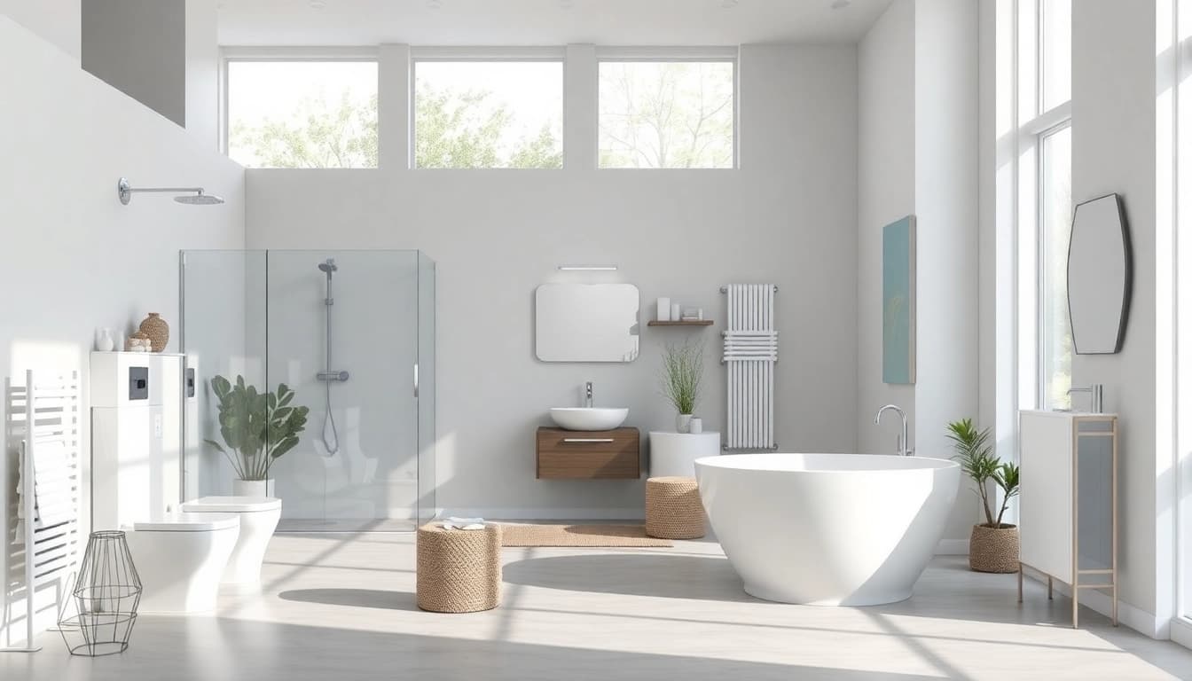 Sonni sanitär GmbH bietet hochwertige Badezimmerprodukte in modernen Designs an.