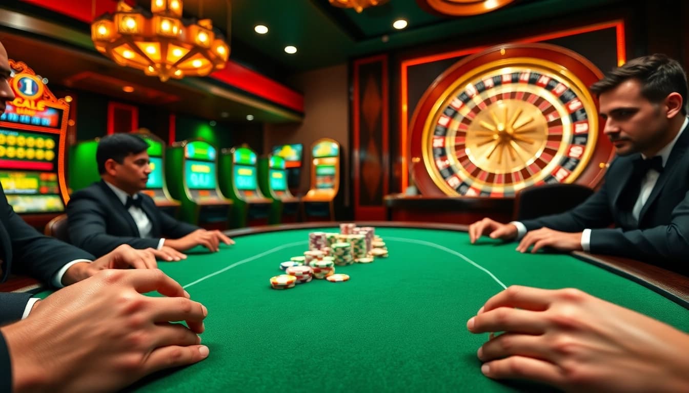 Découvrez l'excitation du meilleur casino en ligne france avec un poker, une roulette et des machines à sous dynamiques.