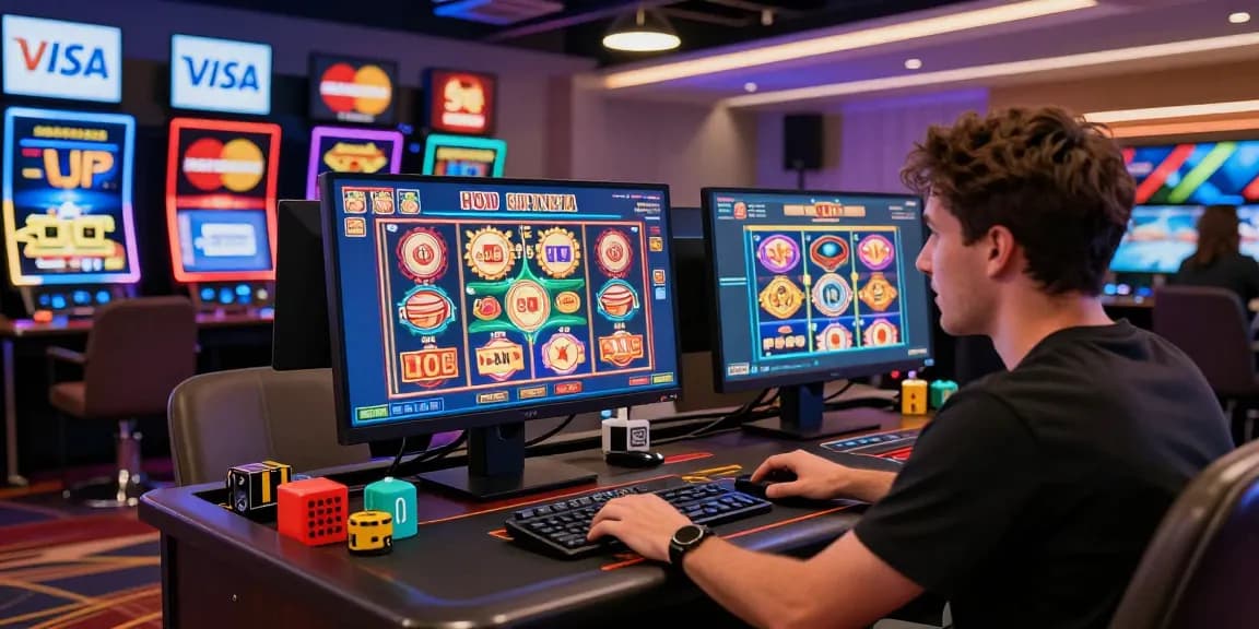 Exciting player experience at credit card casinos at ieee.org.uk with vibrant game interface and credit card promotions.
