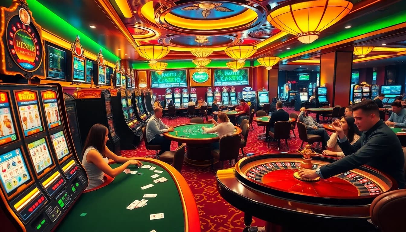 Experience high-stakes gaming action at https://nohu.business/ with thrilling casino games and vibrant atmosphere.