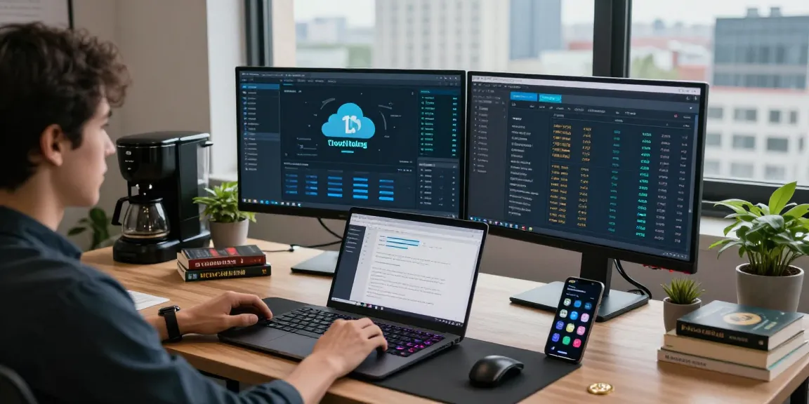 Cloud mining with daily payouts displayed on modern crypto setup featuring Bitcoin analytics and wallet security.