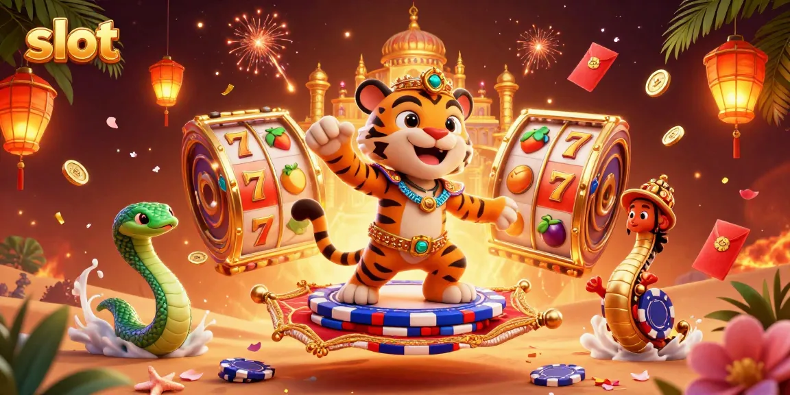 Menangkan slot dengan sultan harimau dan pelengkap genie di suasana mewah kasino.