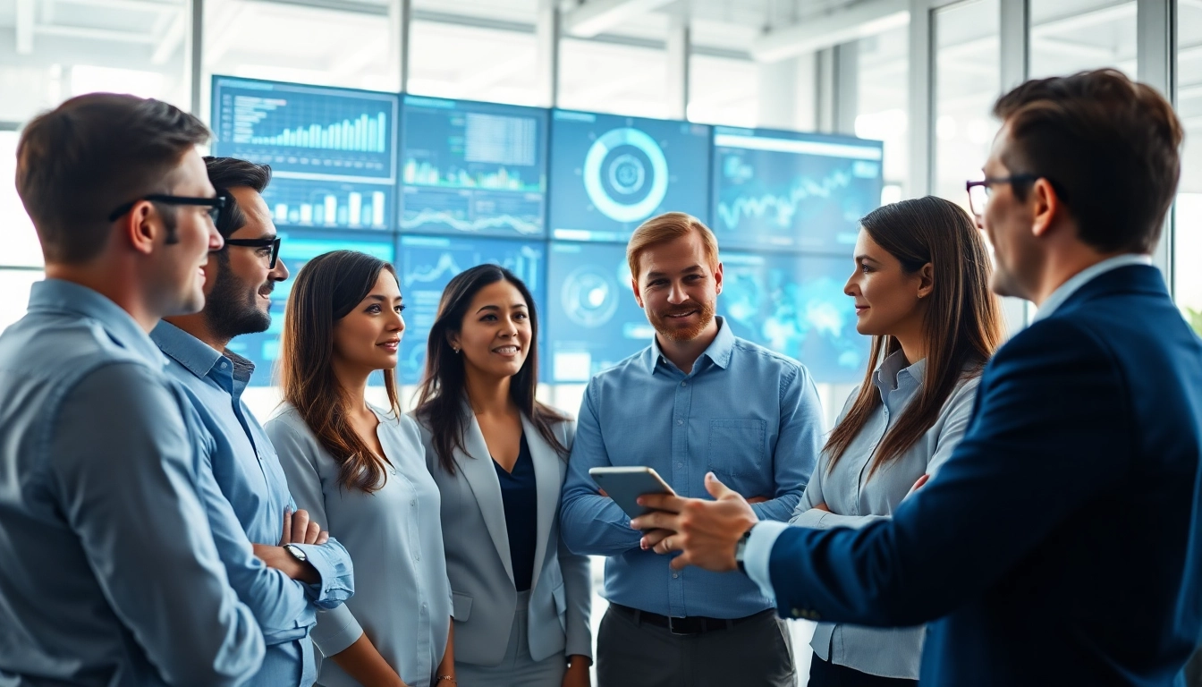 Enhance your business with managed it services lakeland by a professional IT team collaborating.