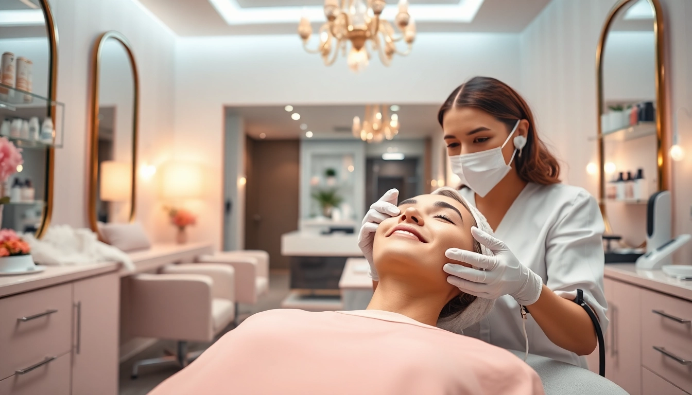 Expert beauty solutions in a modern salon setting with professional treatment.