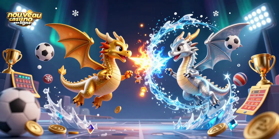 Découvrez le nouveau casino en ligne avec deux dragons représentant l'action et le jeu rapide.