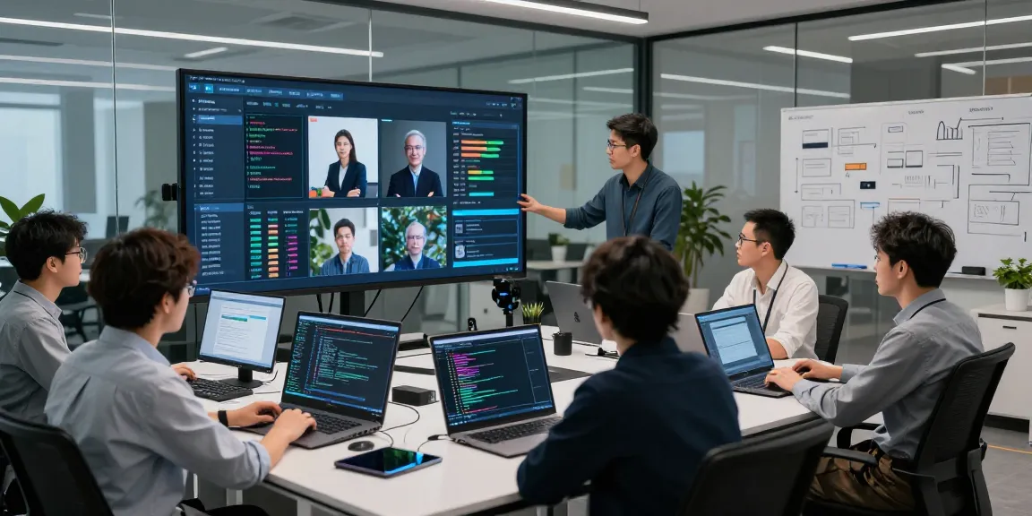 AI image detector team analyzing flagged content in a modern tech office.