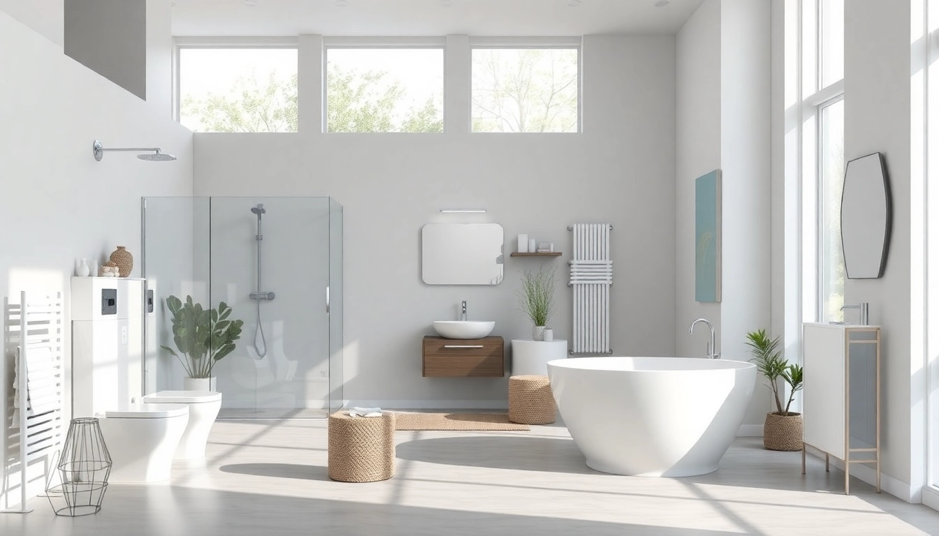 Sonni sanitär GmbH bietet hochwertige Badezimmerprodukte in modernen Designs an.