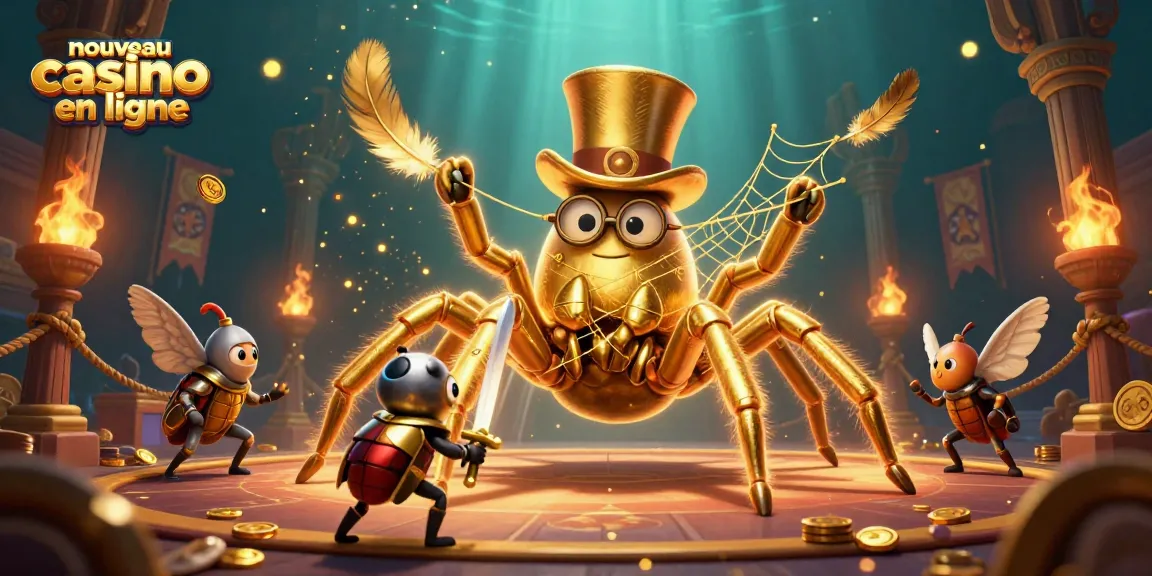 Regardez un nouveau casino en ligne avec des personnages fantastiques et une ambiance dynamique de jeux d'argent.