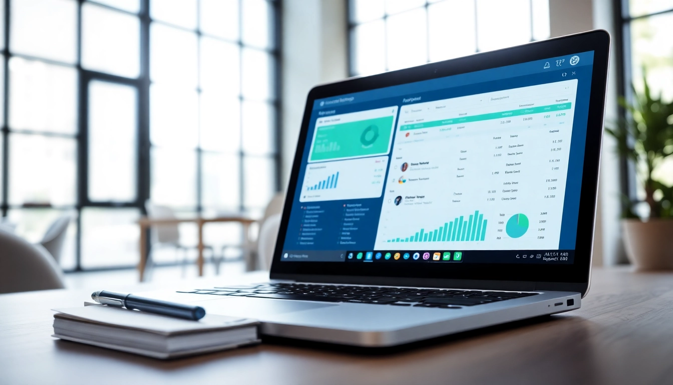 Enhancing Contract Management. with software interface showcasing efficiency and organization.