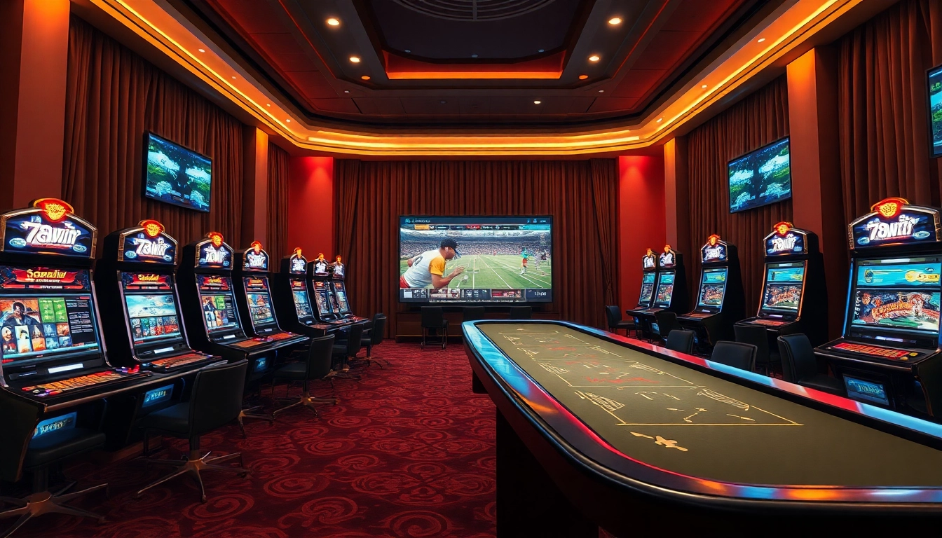 Engage with 78win's online betting interface, featuring vibrant slots and luxurious casino tables.