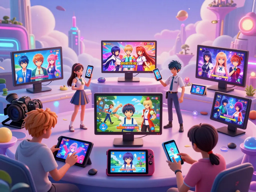 Explore exciting porn games online with vibrant animated characters engaging in interactive multiplayer scenarios.