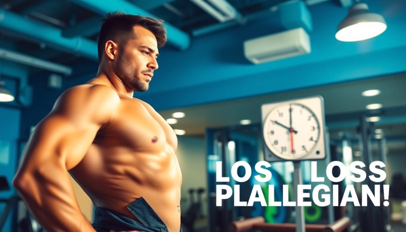 Overcoming weight loss plateau with determination in a professional fitness environment.