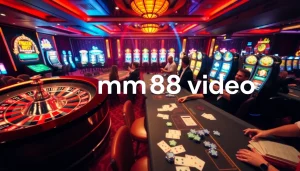 Explore mm88 video strategies as players engage in exciting casino activities, from roulette to slots.
