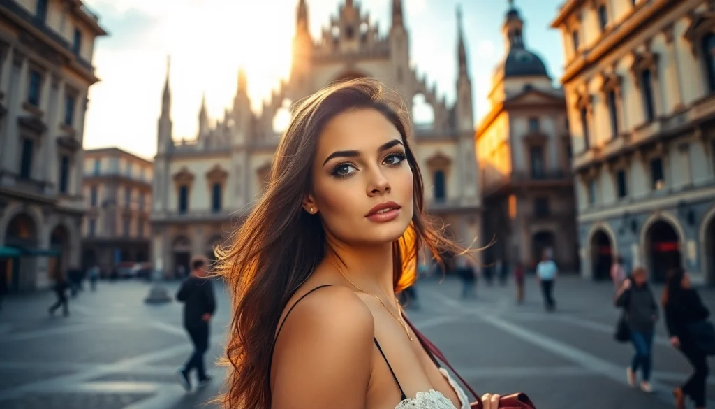 Realizza un book fotografico Milano di alta qualità in scenari iconici con modelli eleganti.