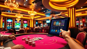 Experience the thrill of gambling at https://xx88.studio/ with colorful poker chips and an inviting casino atmosphere.