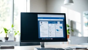 Create professional resumes quickly with an innovative Resume Builder on a modern screen.