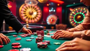 Engaged players at a high-stakes poker table with chips and cards, highlighting rijbewijs kopen 300 euro.