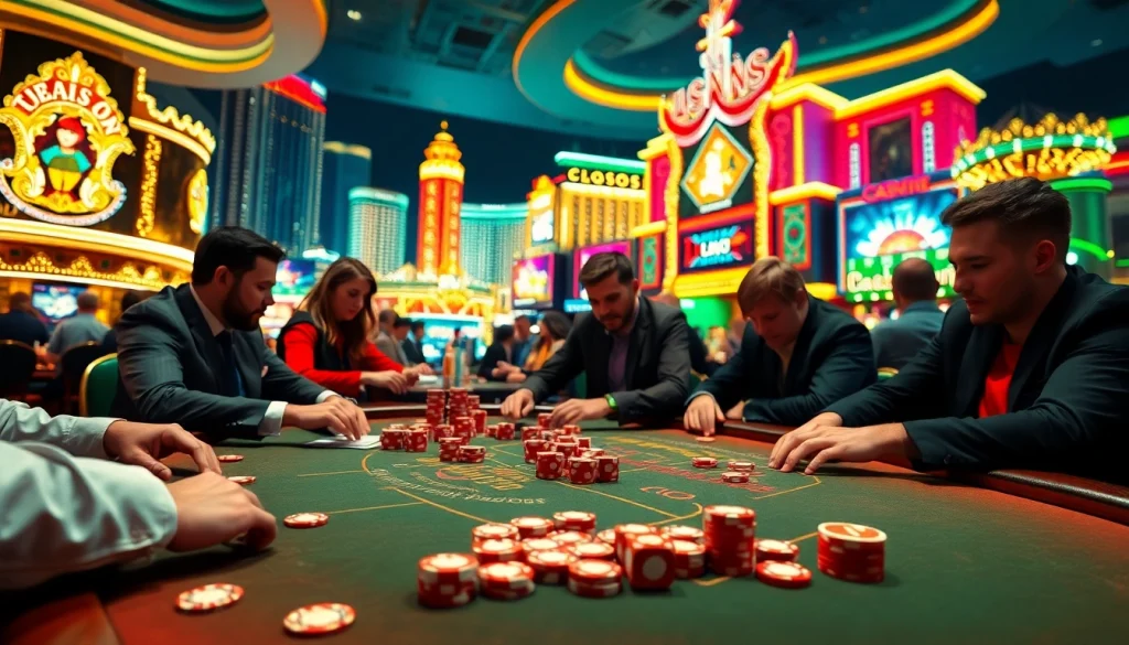 Experience vibrant gaming at cs2 gambling sites reddit with colorful chips and eager players.