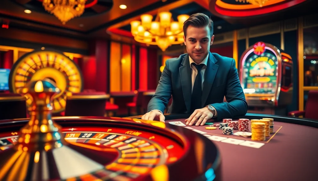 Engage with hidden wiki links while placing bets at a luxury casino poker table.