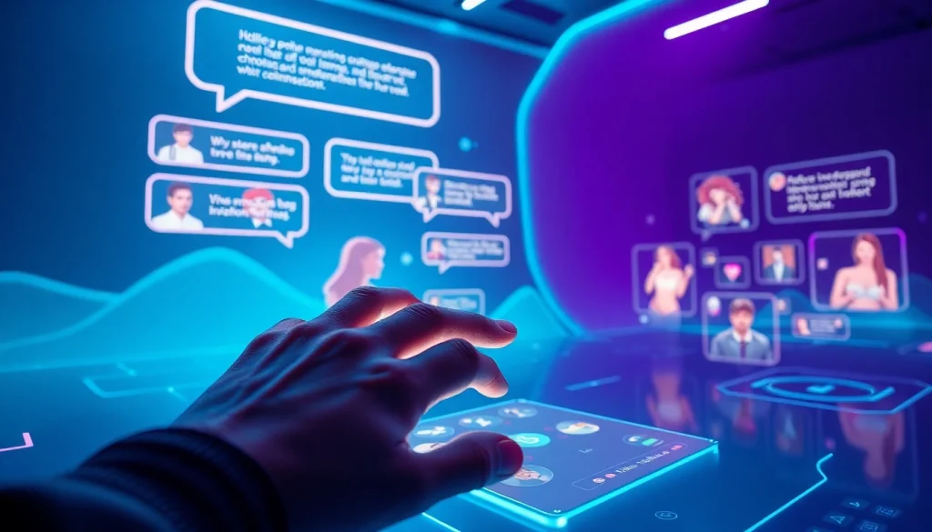 Engaging interface of NSFW AI chatbots, showcasing interactive technology in 2025.