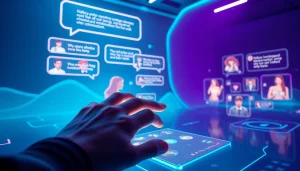 Engaging interface of NSFW AI chatbots, showcasing interactive technology in 2025.