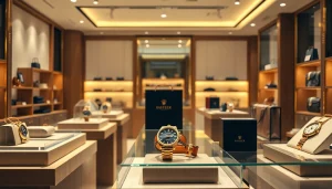 레플리카사이트의 고급 제품을 쇼핑하는 경험을 보여주는 이미지