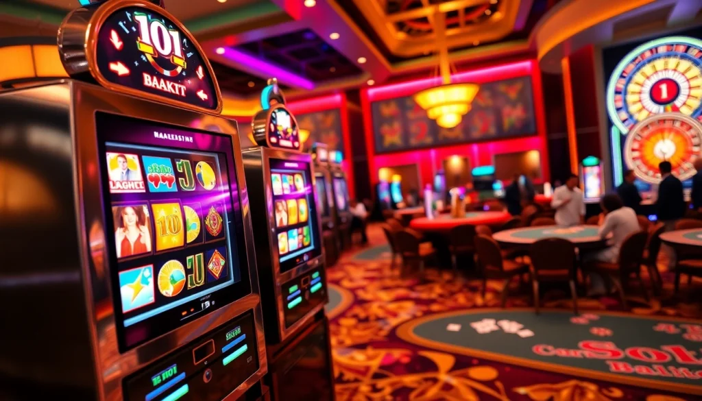 Play exciting slot scatter hitam on a vibrant casino floor featuring thrilling games.