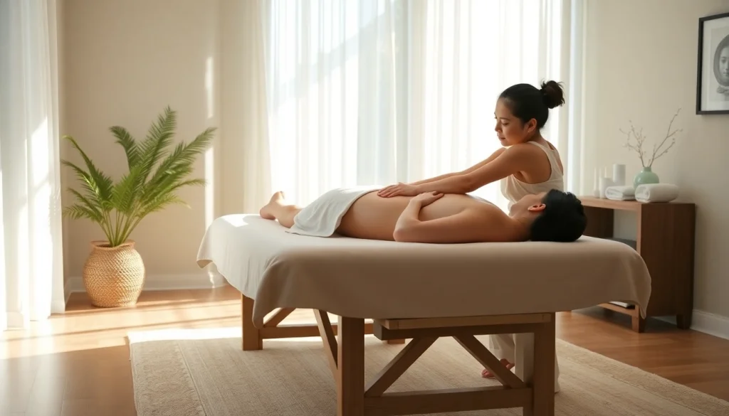 평온한 가정 환경에서 태국 치료사가 수원출장마사지로 진정의 마사지를 제공하는 편안한 모습