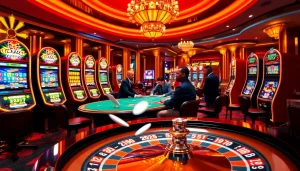 Découvrez l'excitation du meilleur casino en ligne France avec des jeux de poker palpitants et des visuels de casino vibrants.