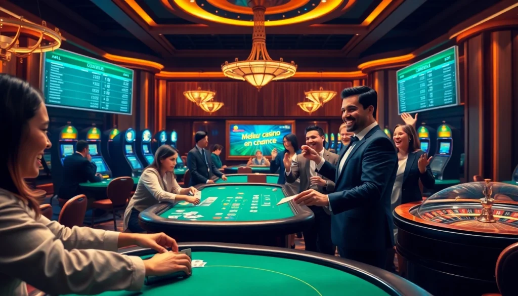 Vivez l'adrénaline au meilleur casino en ligne France avec des jeux passionnants et des joueurs engageants.