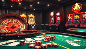 Vivez l'excitation du casino en ligne fiable avec des machines à sous vibrantes et une roulette élégante.