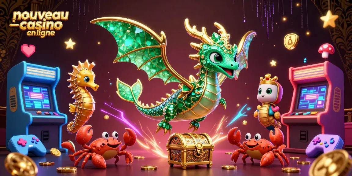 Venez découvrir le nouveau casino en ligne avec un dragon sous-marin et des éléments ludiques de jeu !